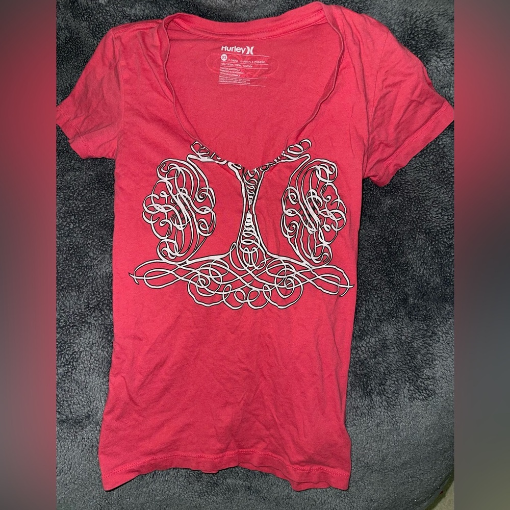 Lightweight low cut Hurley T shirt